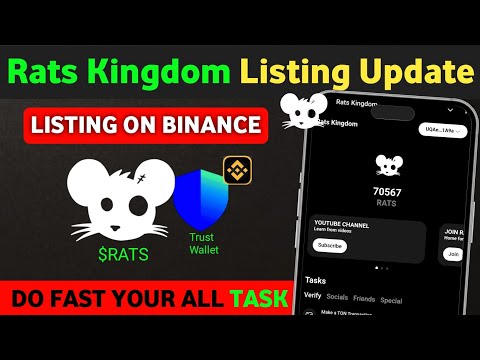 Rats Kingdom Listing on Binance | Rats Kingdom Snapshot Update | Rats Kingdom Airdrop Distribution