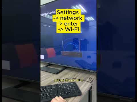 How to connect a tv to wifi without a remote