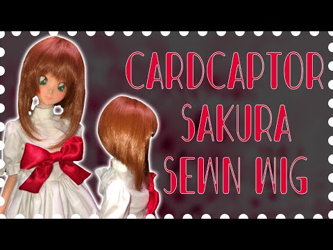 HANDSEWING SAKURA'S WIG for SMART DOLL