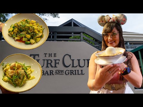 Disney's Saratoga Springs sweet MENU UPDATE 🏇 Disney World Turf Club food review