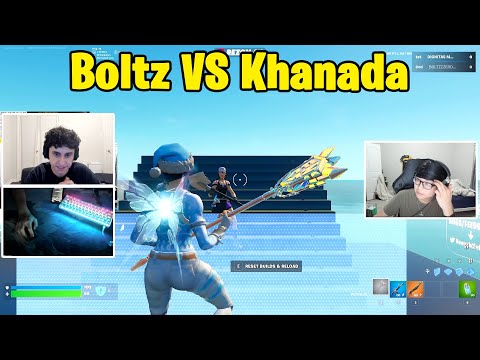 Boltz VS Khanada 1v1 Buildfights!