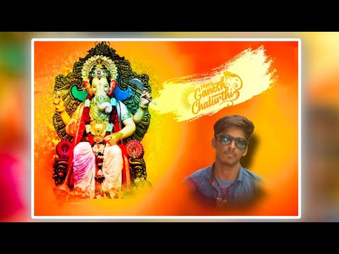 🙏Ganesh chaturthi banner editing/picksart photo editing tutorial Kannada🤗