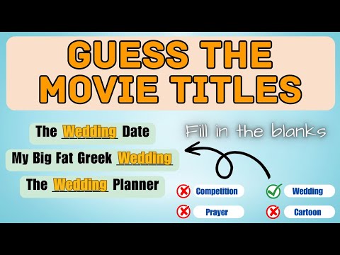 Guess The Movie Titles | Fill In The Missing Words | Hot Quiz