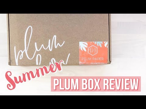 Plum Paper Planner Plum Box - Summer Kit