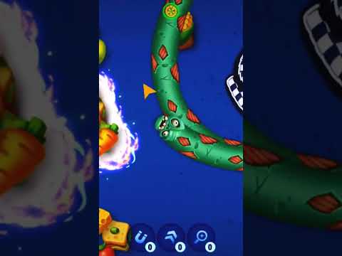 worms zone io.🐍🪱 magic gameplay #viral #game #trending #viral #shorts #gaming #youtuber