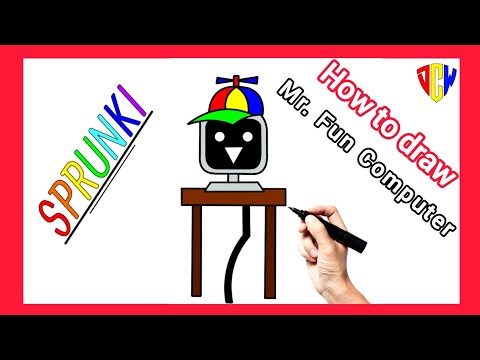 How to draw Mr. Fun Computer from Incredibox Sprunki | Easy tutorial |@digitalcreativeworld123