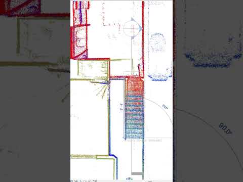 How To Draft Stairs In Revit Using PointCloud Data. #bim #cad #shorts #asbuilt #3d #scanning #revit