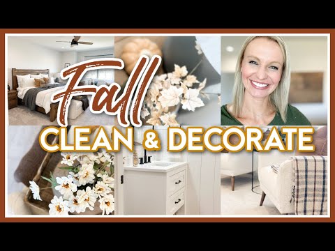 FALL CLEAN + DECORATE WITH ME 2024 | FALL BEDROOM DECOR IDEAS