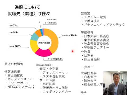 物理学科学科説明動画