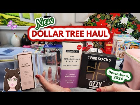 Amazing DOLLAR TREE HAUL!  Exciting New Finds!! December 5, 2024