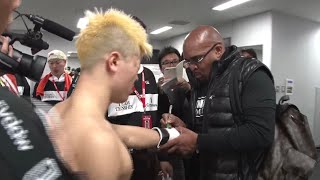 試合前のメイウェザー陣営の舐めた態度で那須川天心の怒りが最高潮に達した瞬間