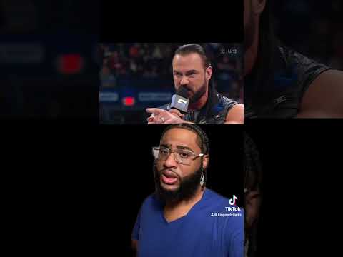 WWE Smackdown reactions. King Mel #reacts to #drewmcintyre moment on #wwe #smackdown. #wrestling