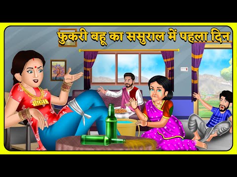 फुकरी बहू का ससुराल में पहला दिन | Saas Bahu Sasural | Kahani in Hindi | Bedtime stories