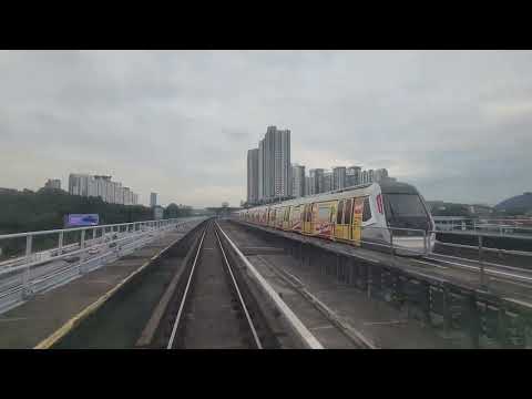 Full Ride MRT Laluan Sungai Buloh Kajang SBK Line Kajang - Kwasa Damansara (change train at 44:12)