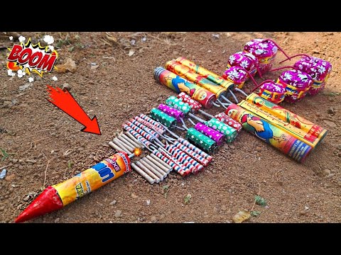 Diwali Rocket 🚀 vs Different BOMBS 💣 || Diwali Cracker Testing 2024 💥