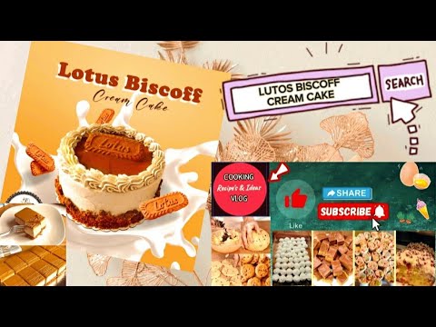 LUTOS BISCOFF CREAM CAKE @CookingRecipesIdeasVlog #recipeideas #lutosbiscoff #creamcake #tips