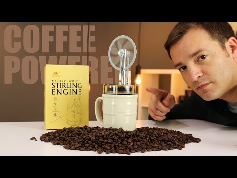 Coffee Powered Gadget Peter McKinnon Needs | Stirling Engine Review