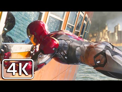 Spider-Man: Homecoming - Iron Man saves sinking ship [4K]