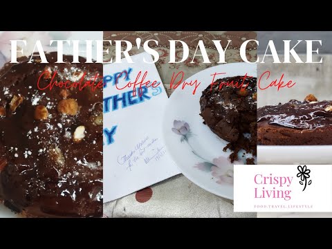 Eggless Chocolate Coffee Dry Fruit Cake