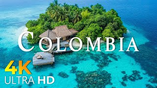 12 HOURS DRONE FILM: " COLOMBIA in 4K " + Relaxation Film 4K ( Beautiful places in the world 4k )