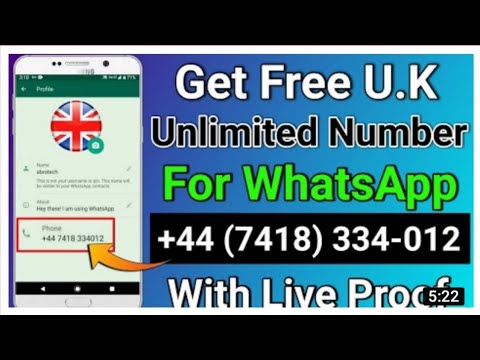 HOW TO TAKE +44 FREE FAKE WHATSAPP NUMBER