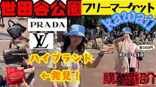 ❤️❤️❤️【世田谷公園】フリーマーケットでハイブランド！プラダとかルイヴィトン …もちろんy2kも探していくょ❤️❤️❤️