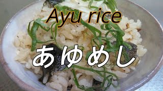 鮎飯/Ayu rice