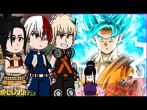 MHA/BNHA Class 1A react to Goku as Momo's Brother || Dragon Ball