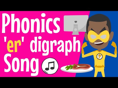 Phonics er Sound Song | er sound |  digraph er | er song | er | Phonics Resource | Digraph Ending r