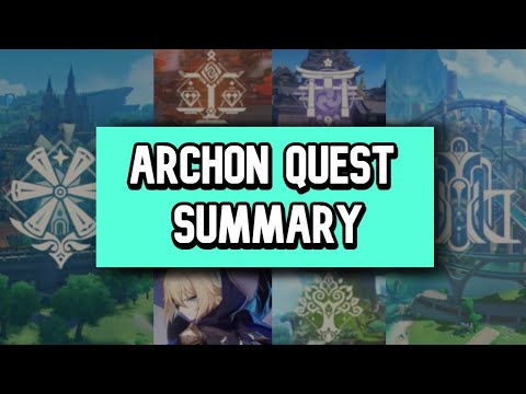 Archon Quest Recap 🎧 2 Hours of Genshin Lore To Relax/Study To | Genshin Impact Story Explained