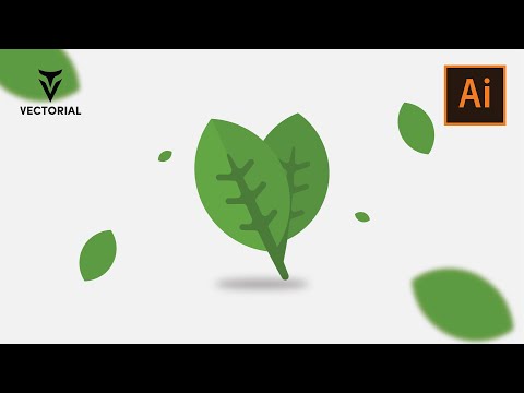 How to draw Leaves in Adobe Illustrator