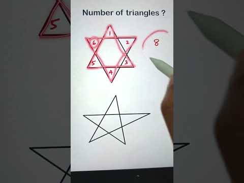 COUNTING OF TRIANGLES  IN THE FIGURE | NMMS