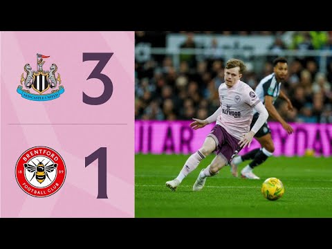 Wissa scores but Bees exit in the quarters | Newcastle 3-1 Brentford | Carabao Cup Highlights