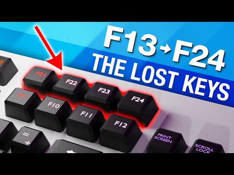 The Secret F13-F24 Keyboard Keys