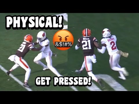 Denzel Ward ‘LOCKED UP’ Marquise Brown 😳👀 (WR Vs CB) Cardinals Vs Browns 2023 highlights