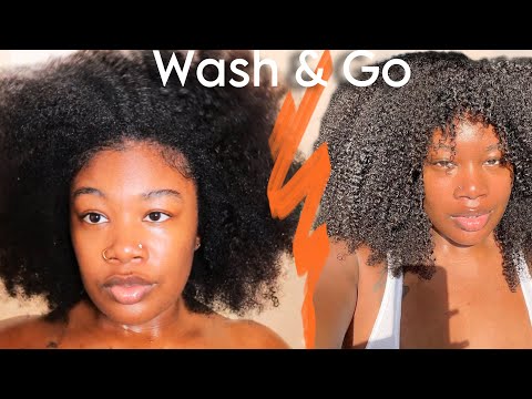 MY TYPE 4 NATURAL HAIR WASH N GO ROUTINE... USING CURLMIX 21 DAY SYSTEM