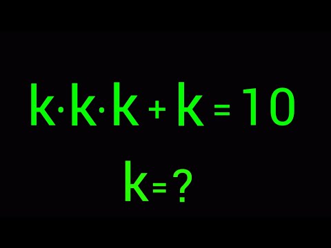 Math Olympiad | A Nice Algebra Problem | What is the values of "k" in this problem ?