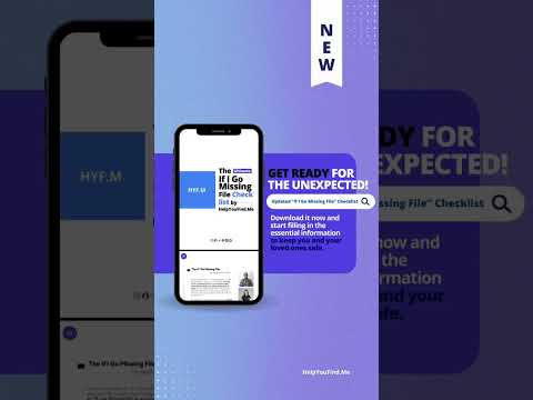 🚨 Expect the Unexpected: Get HYFM's revamped If I Go Missing File Checklist for FREE!