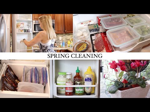 DEEP CLEAN FRIDGE & FREEZER | SPRING CLEANING MOTIVATION