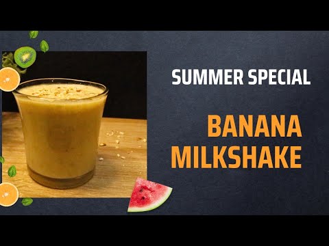 summer వేడిగా ఉన్నపుడు చల్ల చల్లగా healthyగా banana milk shake🍹తాగితే ఉంటాది 👌 /summerspecial drinks