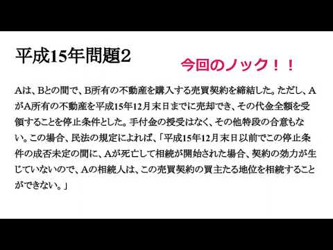 出たとこ勝負　民法等　NO.1-6　ガンガンノック！！　榊原宅建士試験合格塾