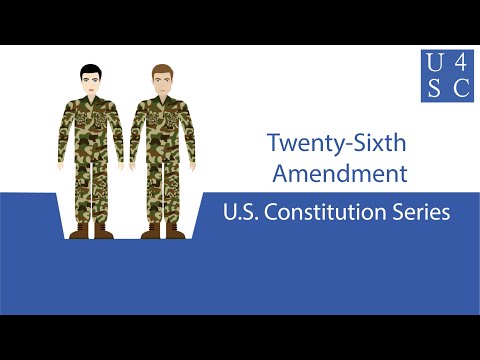 Twenty-Sixth Amendment: The Youth Deserve a Vote! - U.S. Constitution Series | Academy 4 Social ...