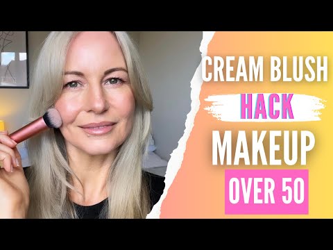 CREAM/LIQUID BLUSH HACK! You won't be scared of using liquid blush with this method!