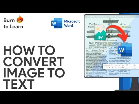 How to Convert Image to Word Document | Microsoft Word Tutorial