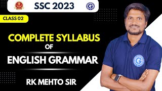 Nuts & Bolts Of Grammar || Day 02 || English By RK Mehto Sir || @studyjunctionupsc