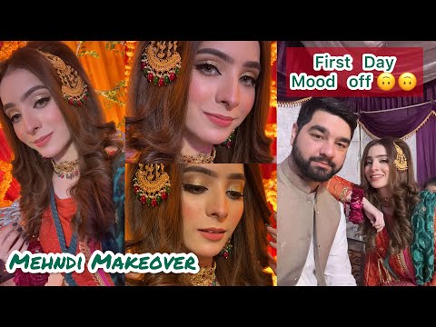 Getting Ready For Mehndi Function || Mehndi Makeover | Mehndi Vlog