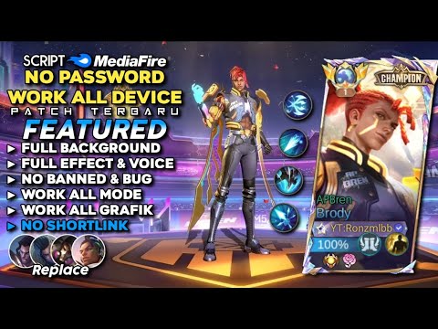 Script Skin Brody Champion APBren No Password Mediafire | Full Effect & Voice - Latest Patch 2024