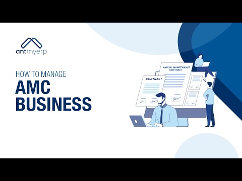 Manage your AMC Business | AMC Management | AntMyERP- English