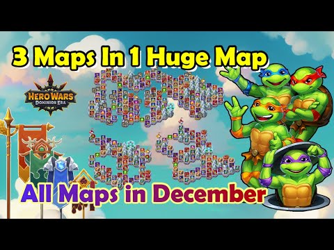 3 Maps In 1 Huge Map || All Maps in December