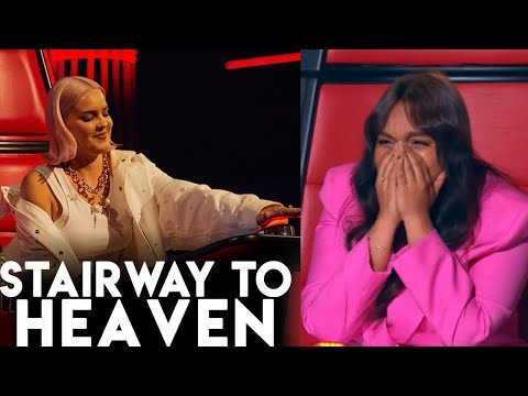 BEST "STAIRWAY TO HEAVEN" COVERS ON THE VOICE | MIND BLOWING